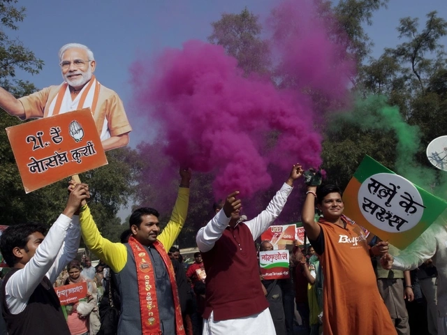 BJP Achieves Historic Win in New Delhi State Elections, Ending 27-Year Drought