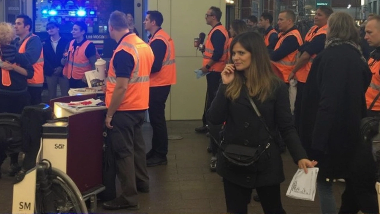 Fire Alarm Triggers Rush Hour Chaos at London Kings Cross Station