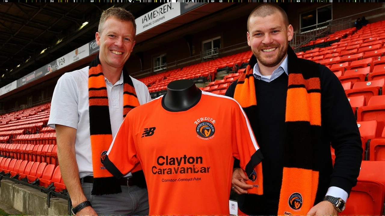 Dundee United Signs Clayton Caravan Park as Official Training Wear Sponsor for 2025/26
