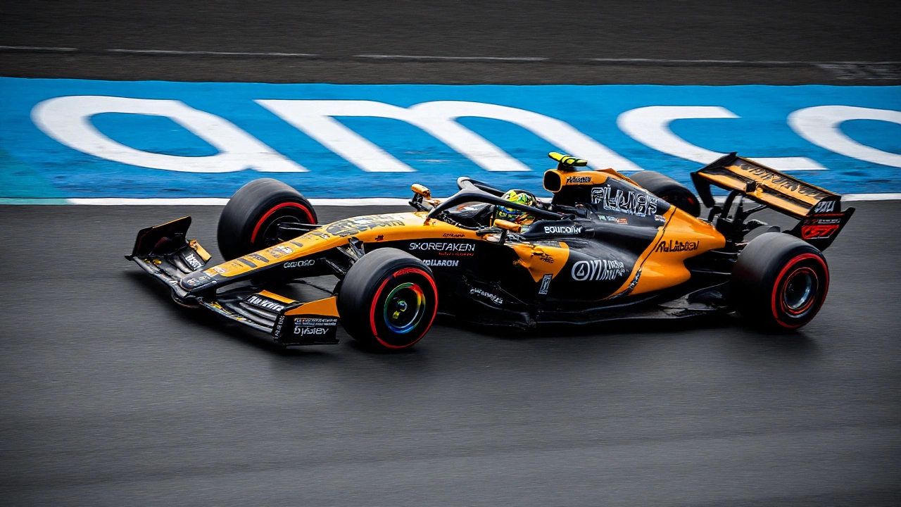 McLaren set the pace as Norris tops both Friday sessions at wild Zandvoort